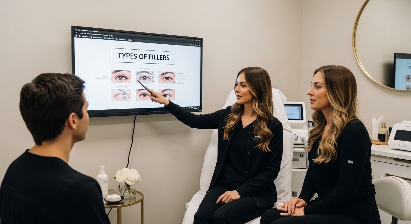 types under eye fillers
