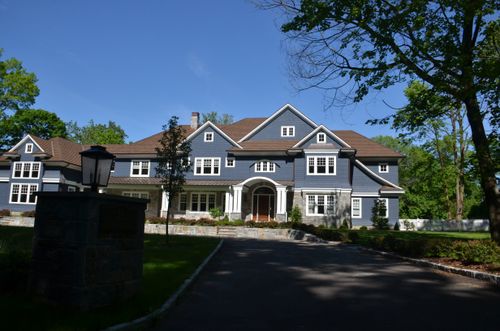 Front exterior of a home in Greenwich, Connecticut