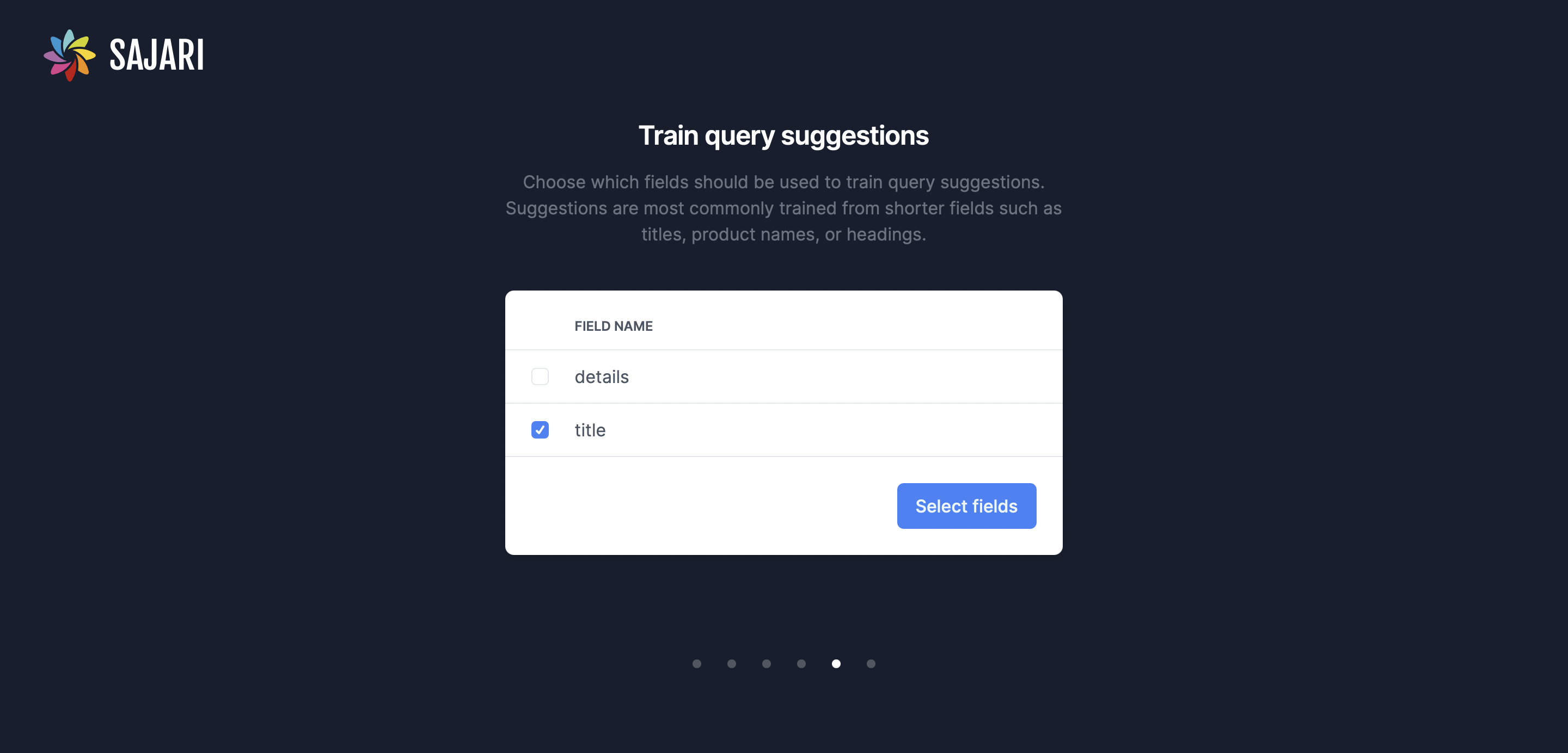 Train Query Suggestions