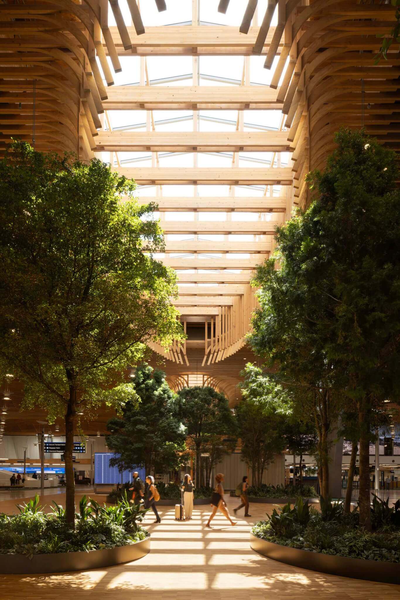 interior of portland international airport