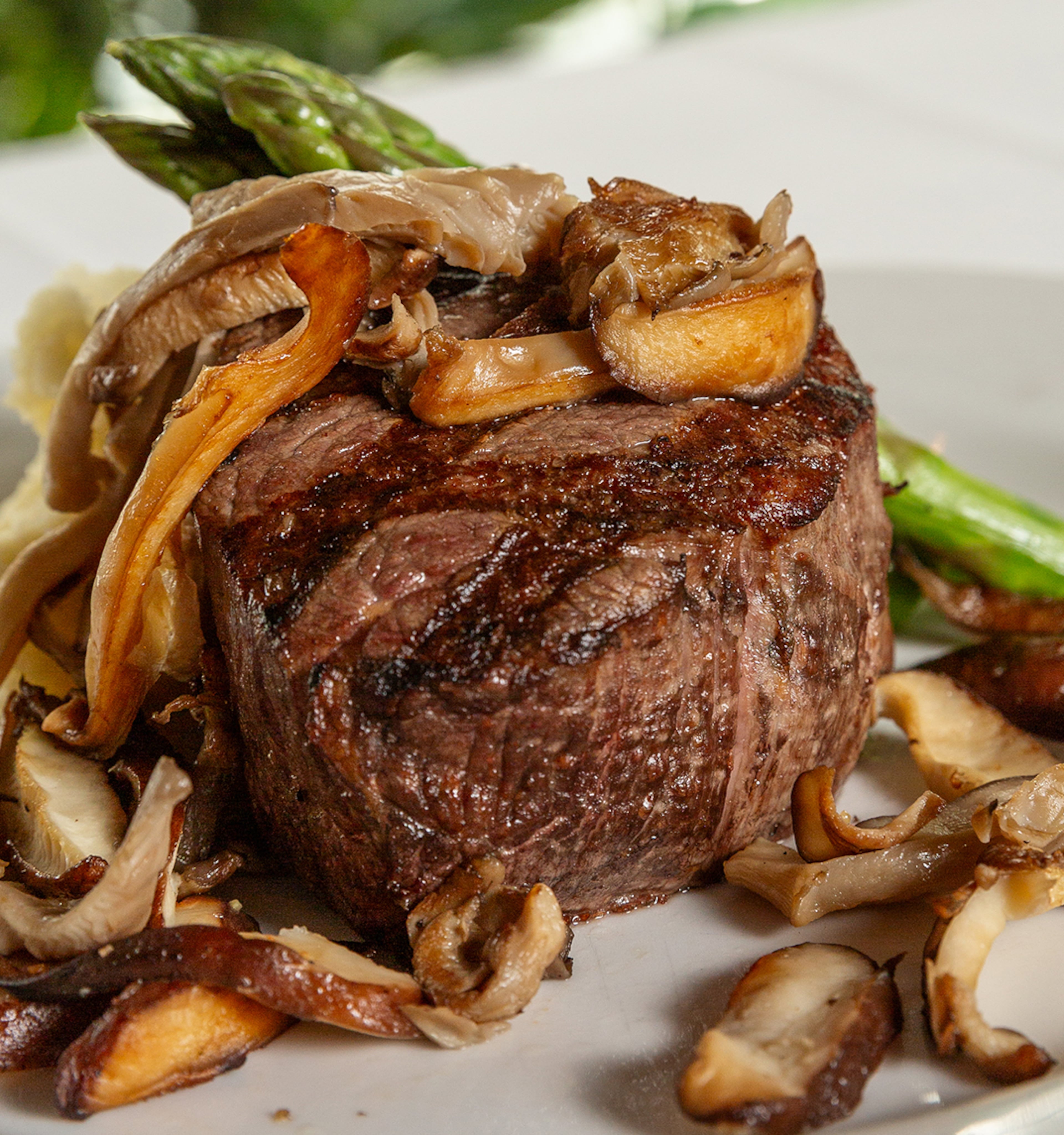 Thanksgiving entree options at Petite Violette include the filet mignon. (Courtesy of Petite Violette)