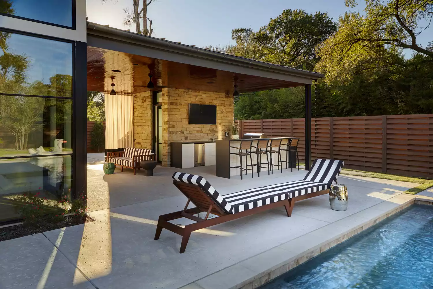 Extended Shade back patio