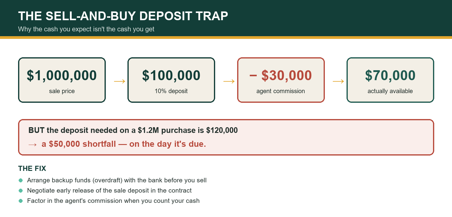 The sell-and-buy deposit trap