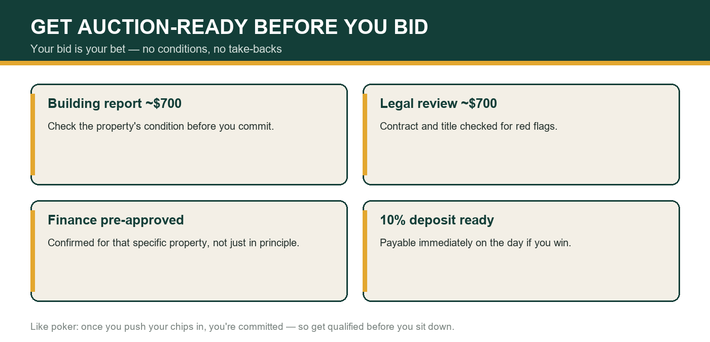 What it costs to be auction-ready