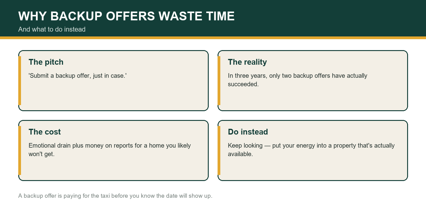 Why backup offers rarely work