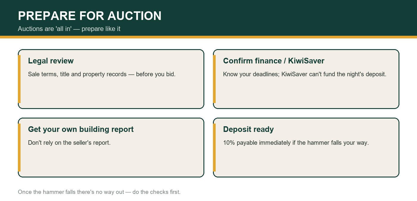How to prepare for auction