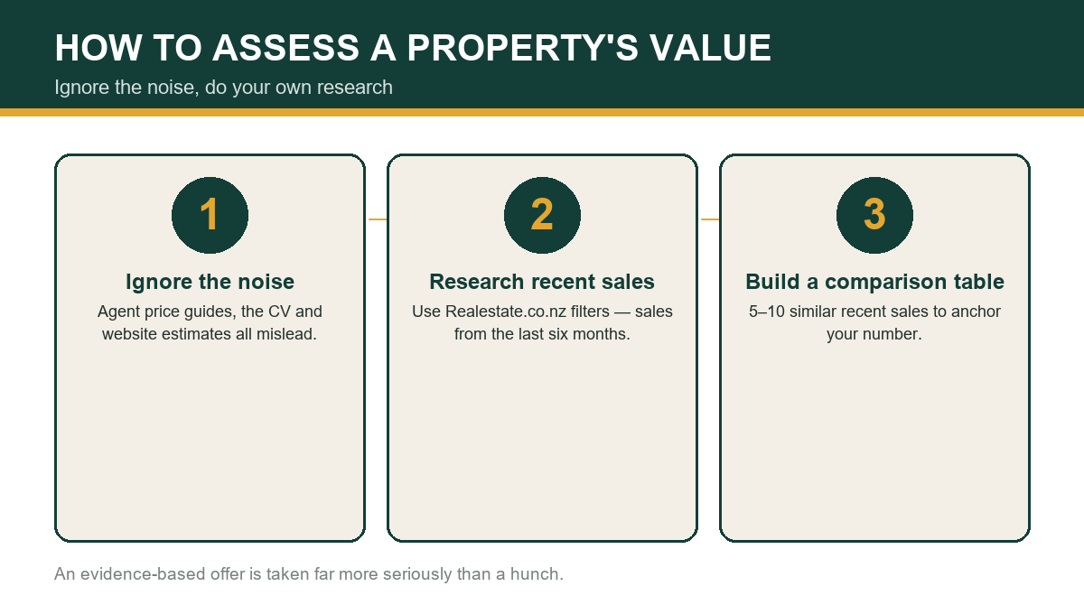 How to research a property's value