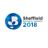 Sheffield Business Awards 2018 logo with stylized 'SB' in a blue circle.