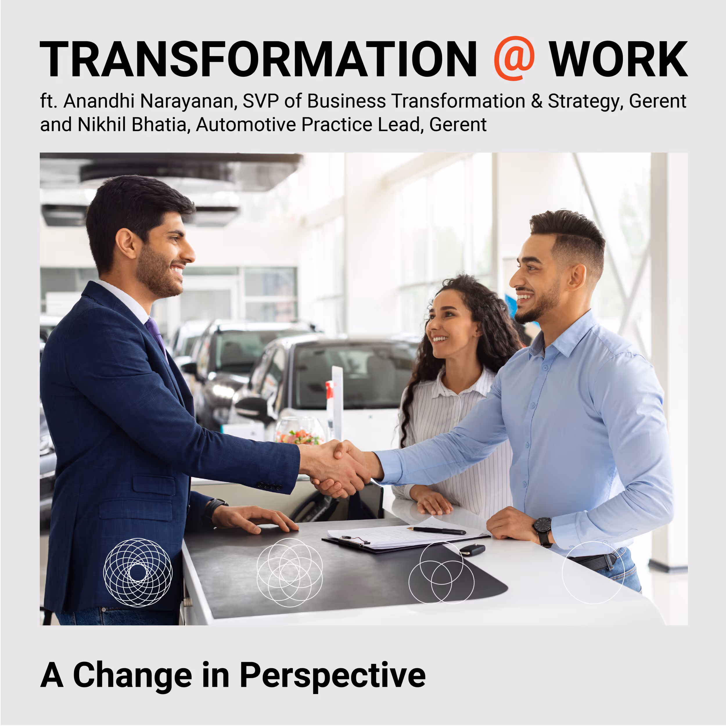 Salesperson and a client coming to an agreement and shaking hands