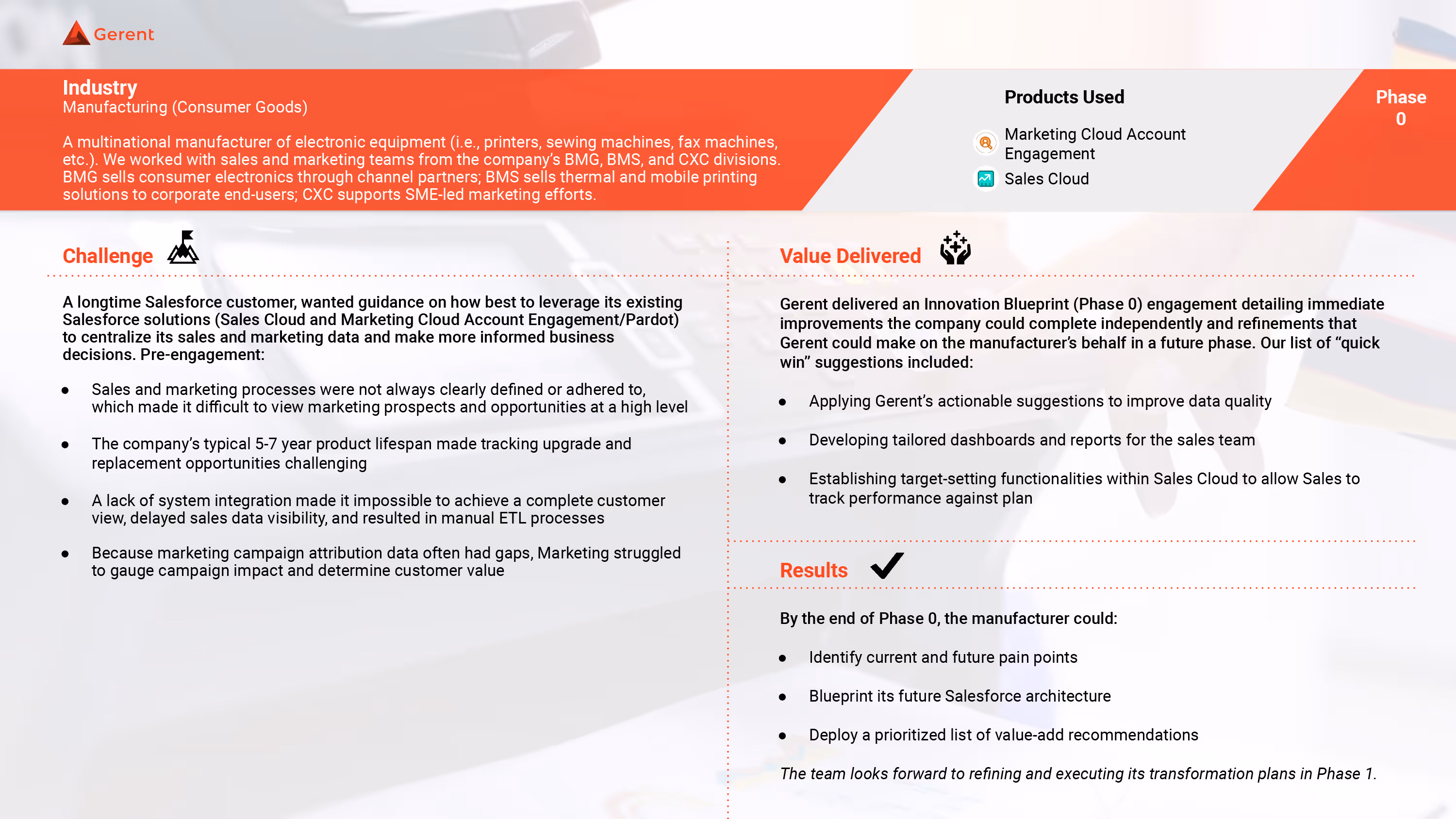 Manufacturer - Manufacturing (Consumer Goods) Cover