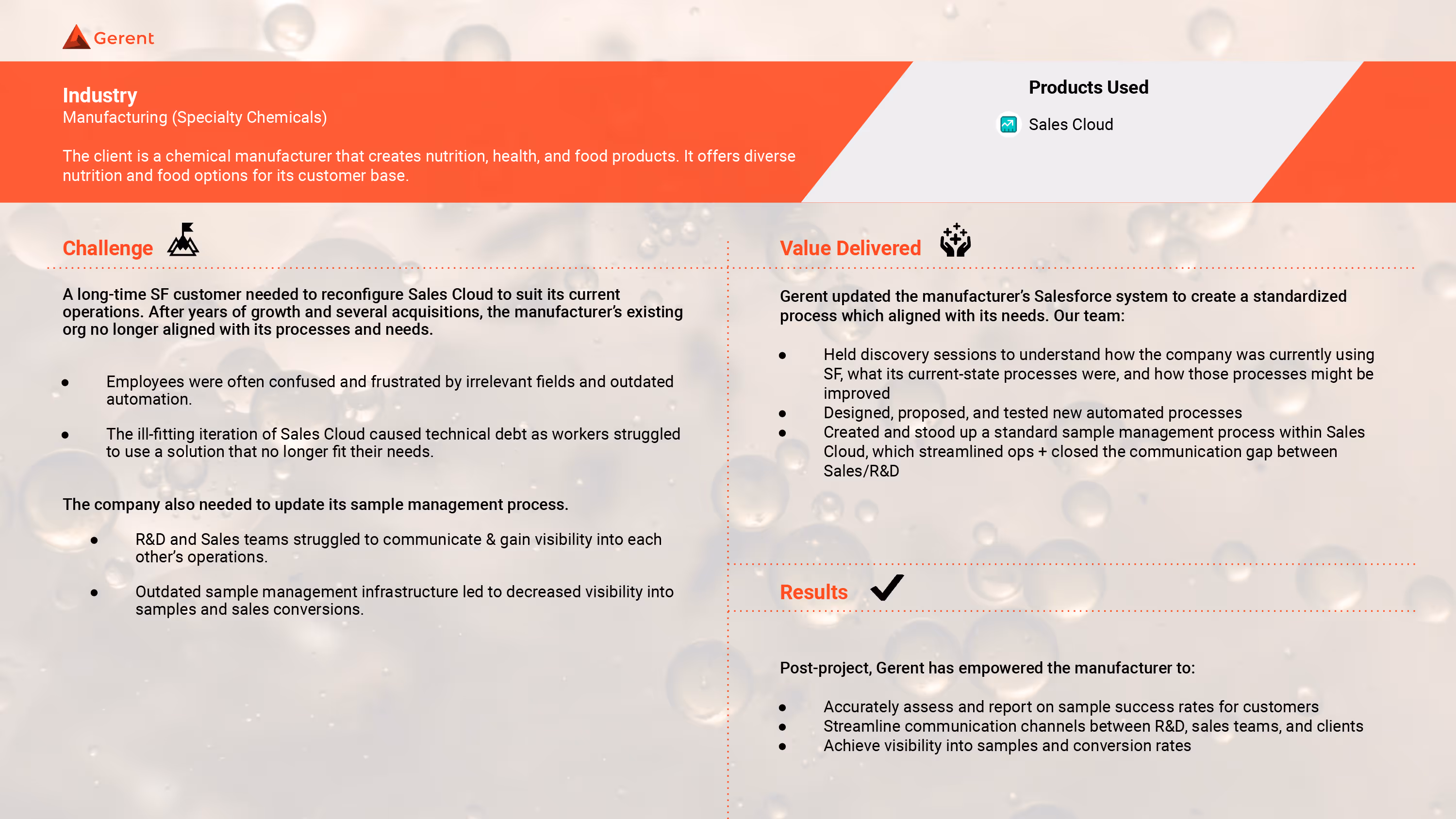 Manufacturer - Manufacturing (Specialty Chemicals) Cover
