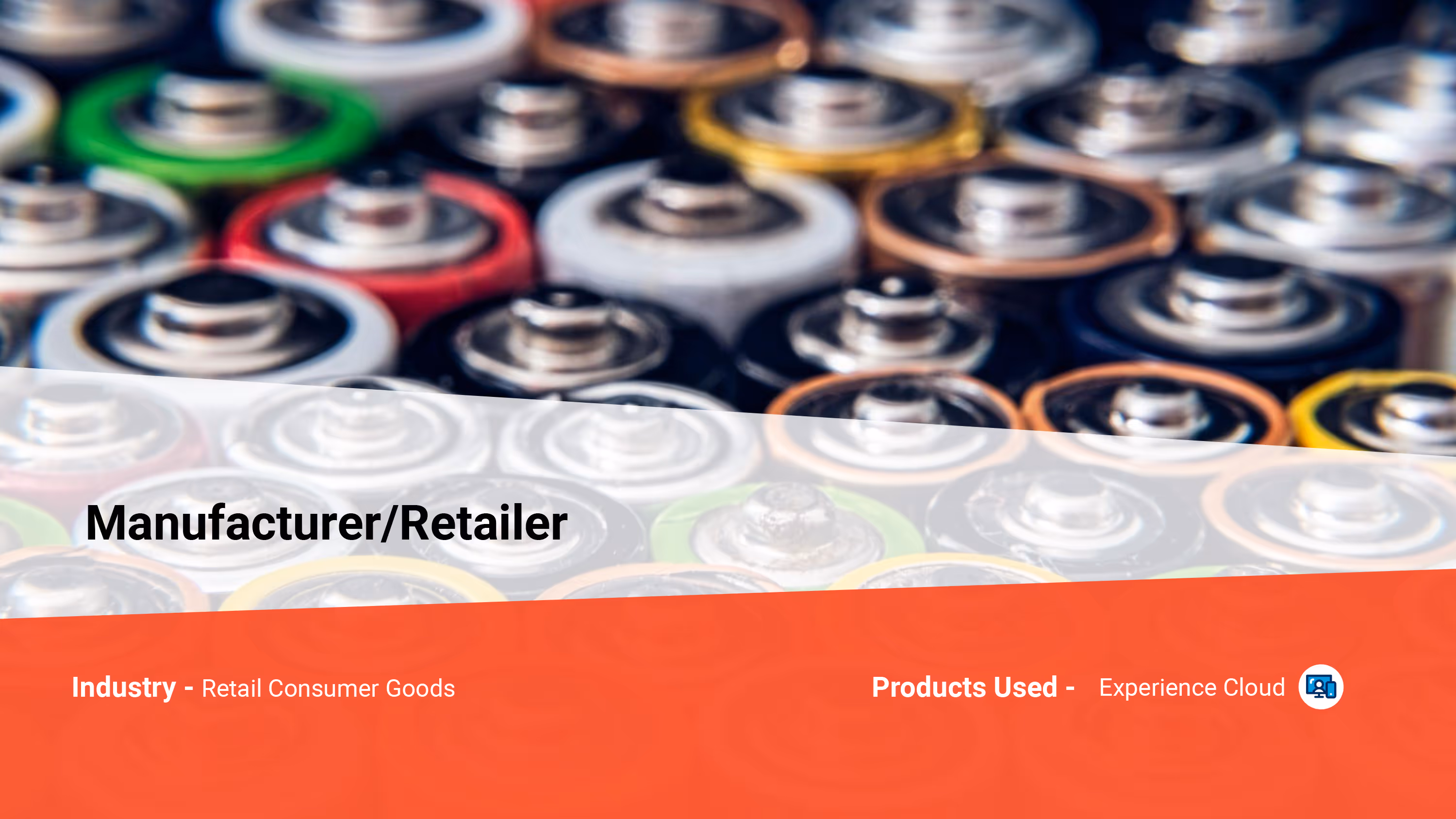 Manufacturer/Retailer - Retail Consumer Goods Cover