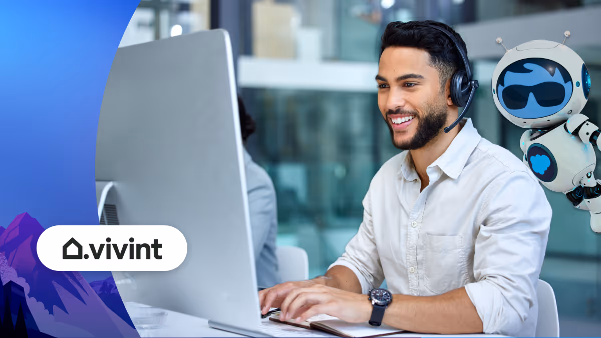 Agentforce Brings Vivint Customer Service Teams 24/7 Support