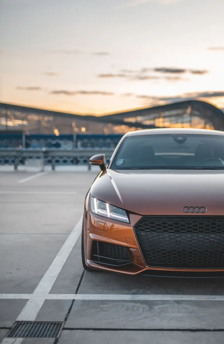 audi car view