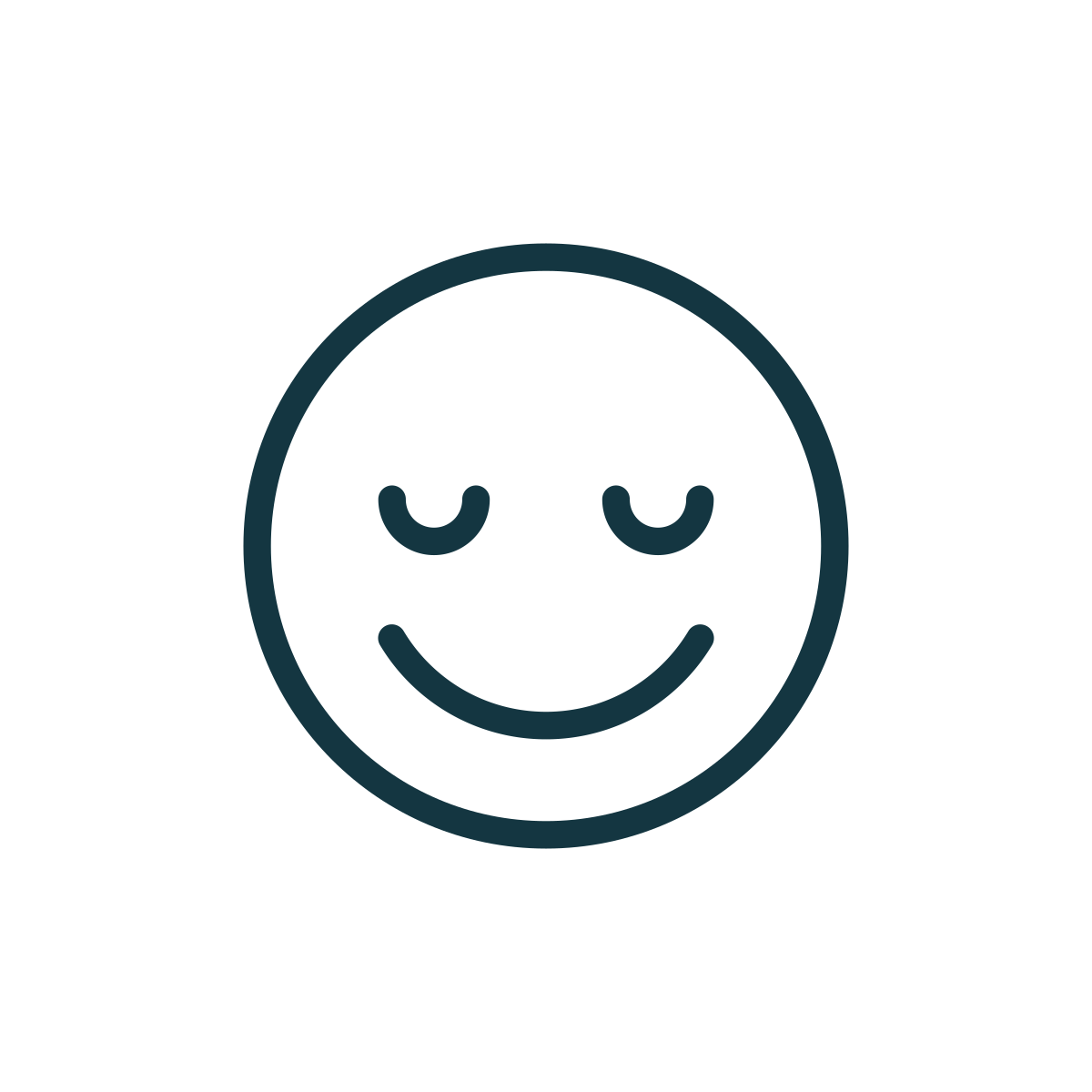 Icon depicting a smiling face