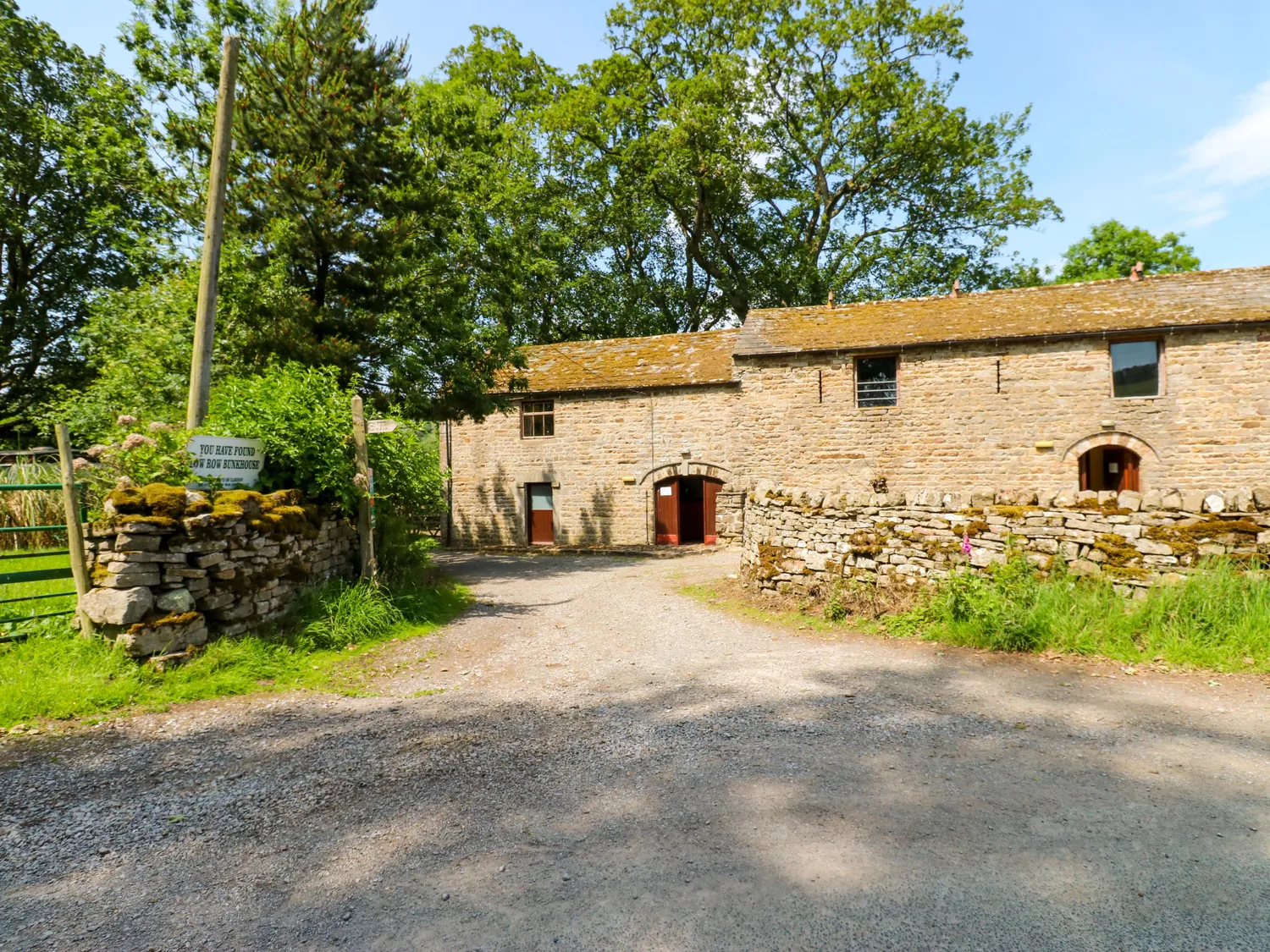 A view of the eating area in the West Barn