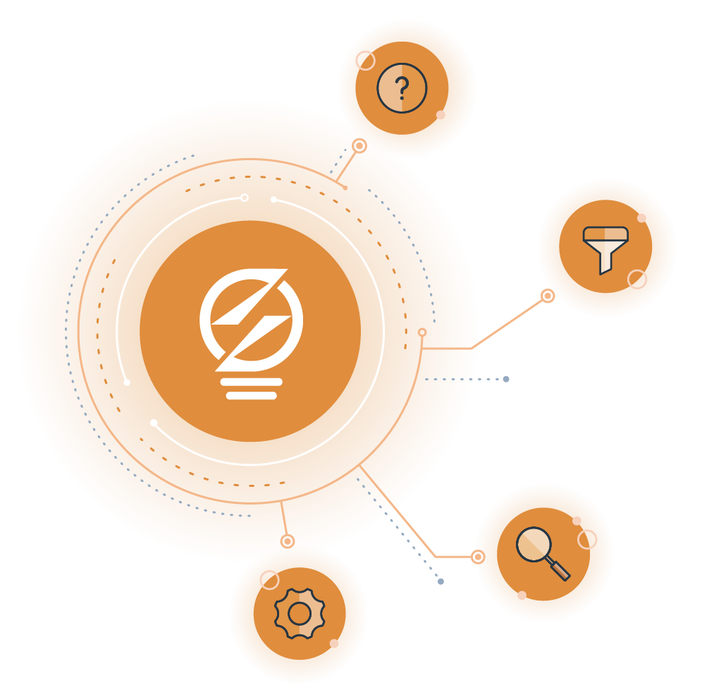 An animated screenshot of a series of colourful visualizations