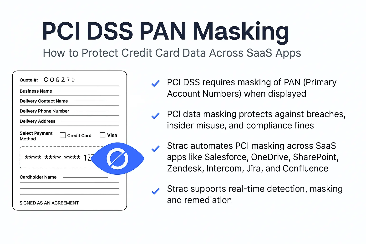 PCI DSS PAN Masking: How to Protect Credit Card Data Across SaaS Apps