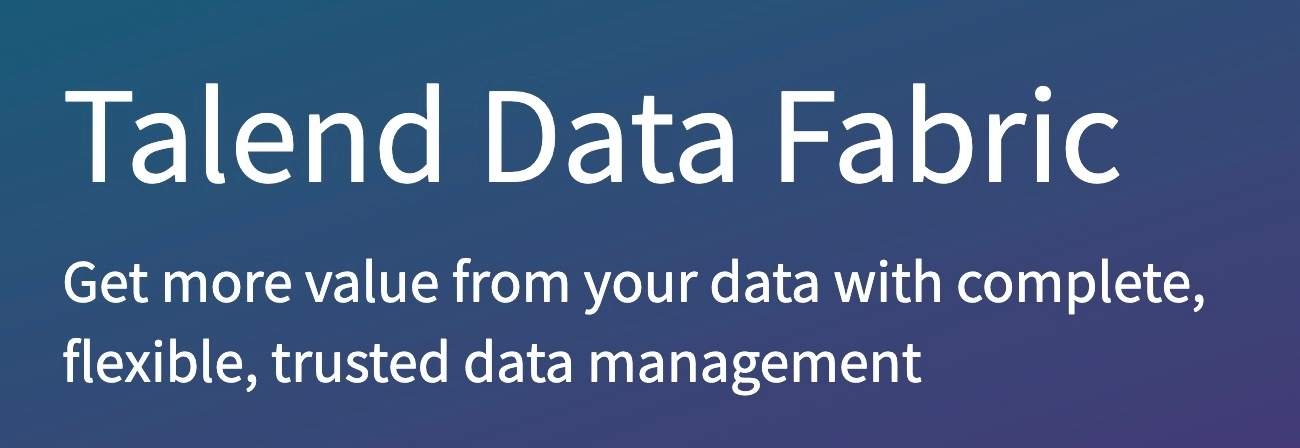 data classification products: Talend Data Fabric