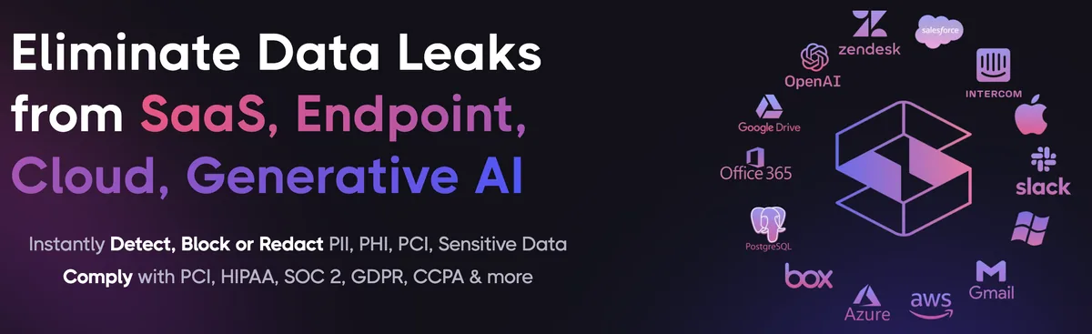 Strac data at rest DLP across SaaS, cloud, and endpoints