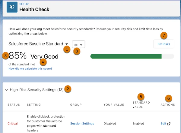 Security Setting during Setup