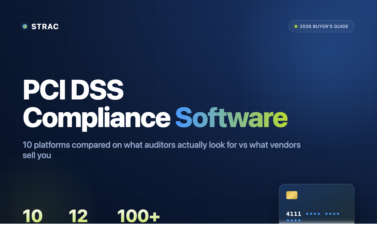 PCI DSS Compliance Software: The Complete 2026 Buyer's Guide (10 Platforms Compared)