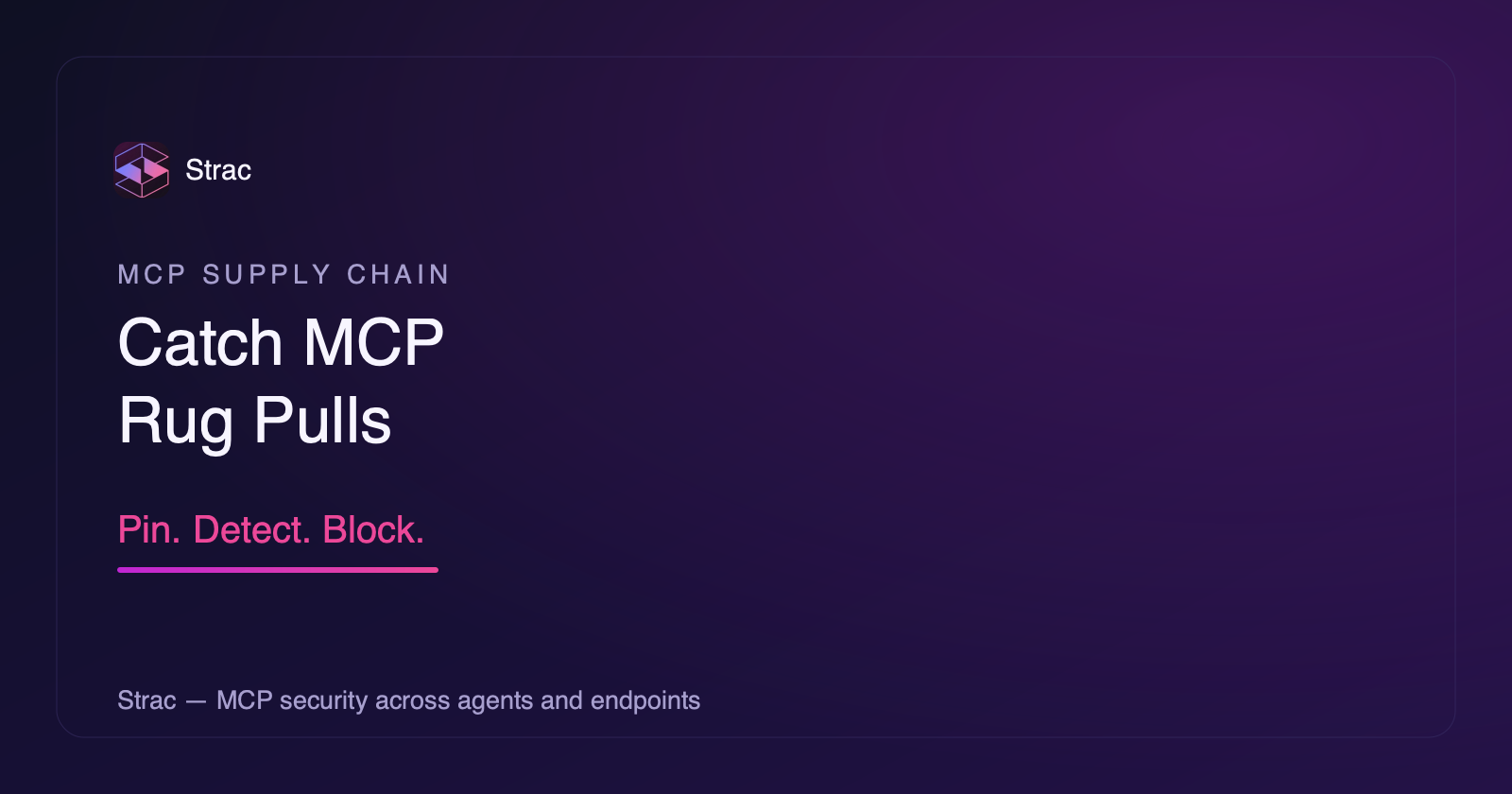 MCP Rug Pull Attacks & Supply-Chain Security