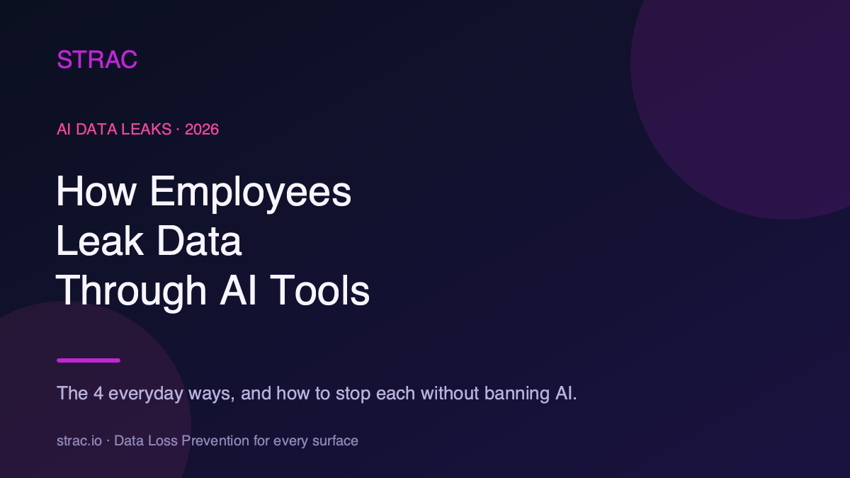 How Employees Leak Data Through AI Tools (and How to Stop It)