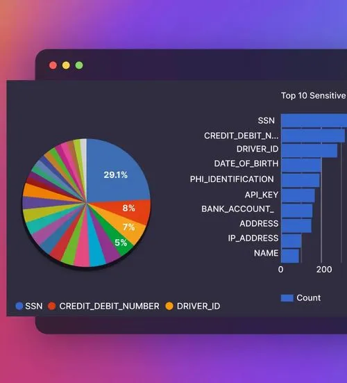 Sensitive data discovery interface