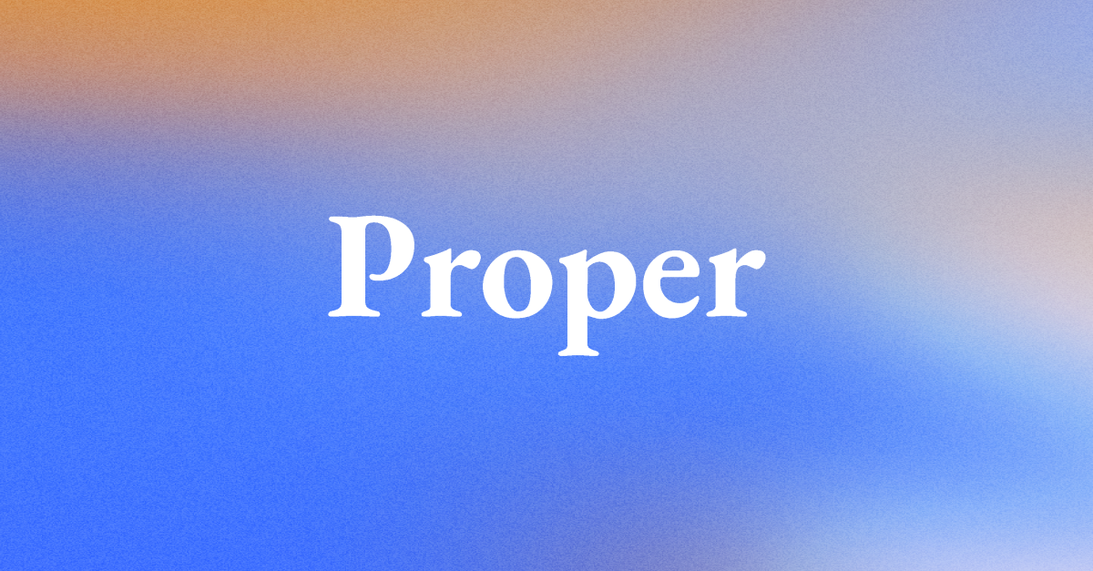 Proper - Automated Reconciliation and Financial Operations Platform logo