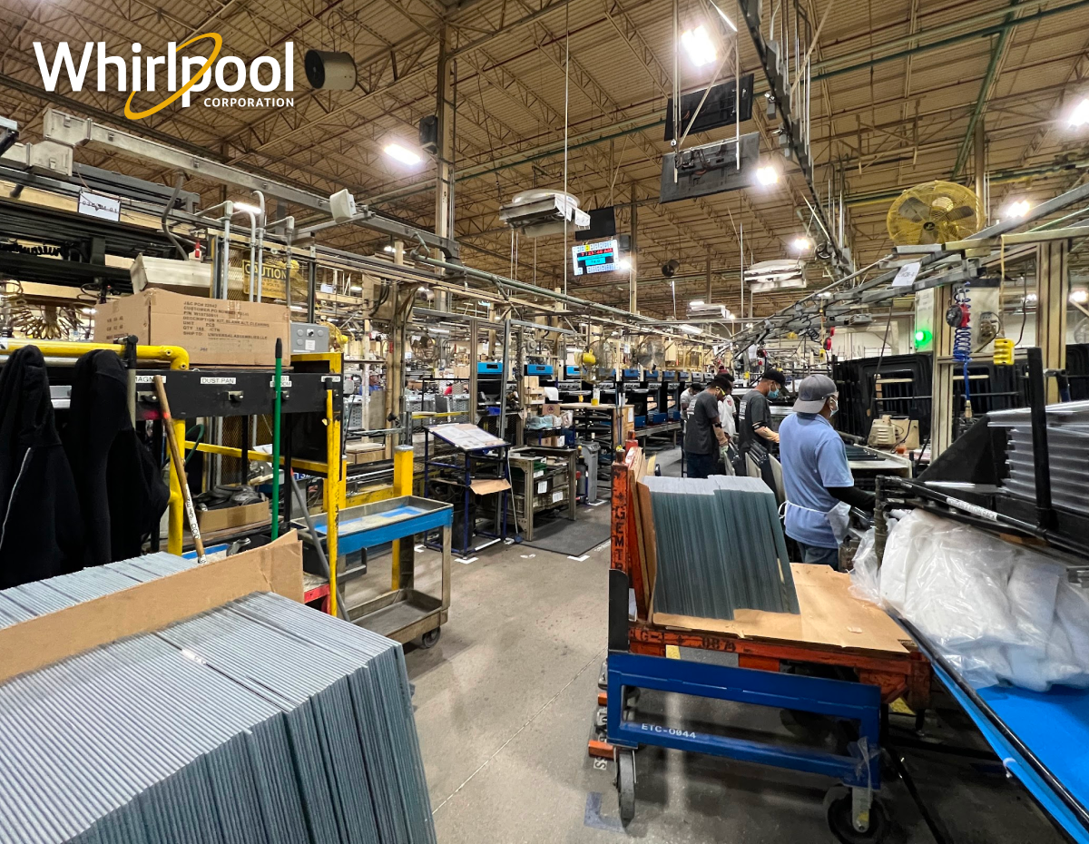 Interior of a Whirlpool Plant