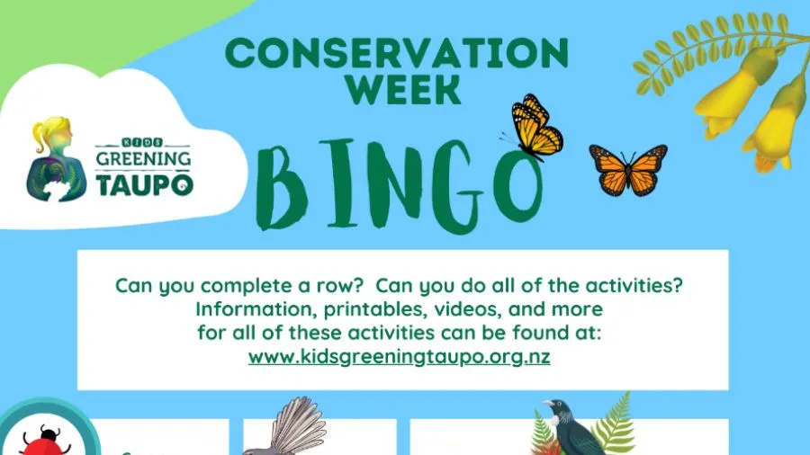 Conservation Week Bingo