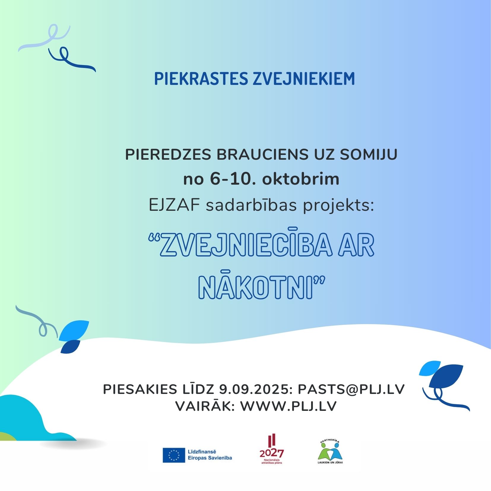 Attēls, kas informē par semināru mazajiem uzņēmējiem, pašnodarbinātajiem 2022. gadā