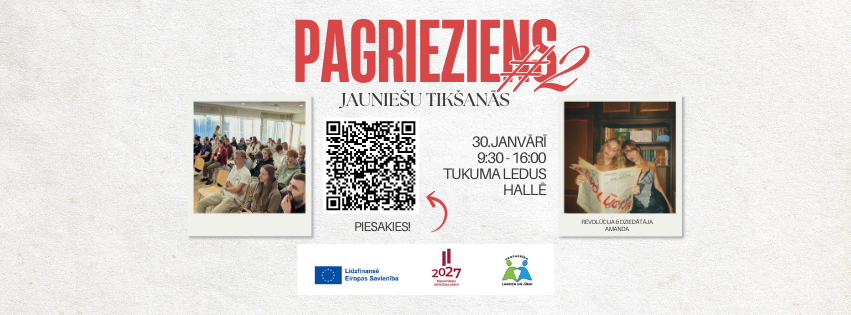 Pasākums jauniešiem "PAGRIEZIENS #2"