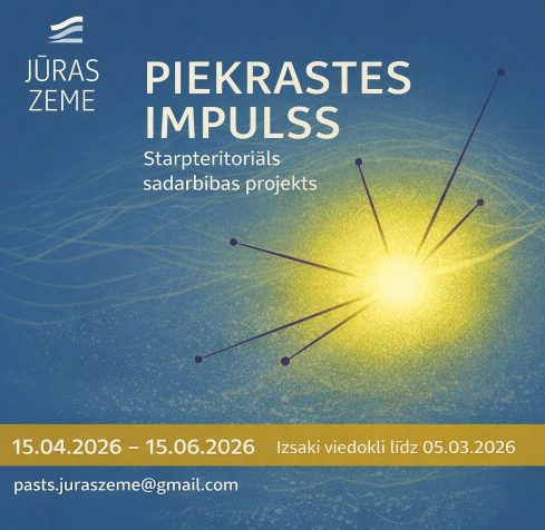 Biedrība "Ziemeļkurzemes biznesa asociācija" sadarbībā ar 4 zivsaimniecības vietējām rīcības grupām no Latvijas īsteno starpteritoriālu sadarbības projektu "Piekrastes Impulss".