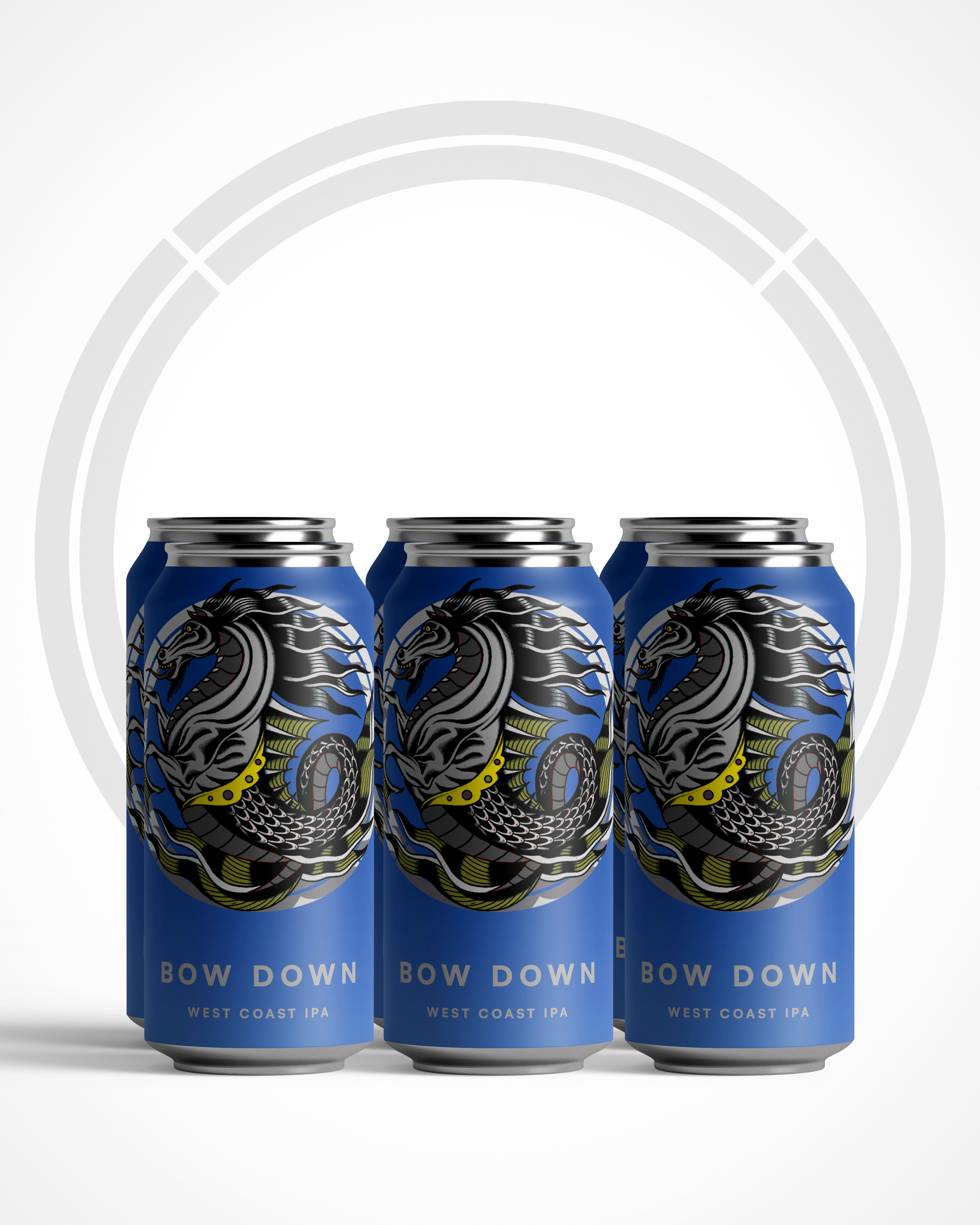 NEW ! BOW DOWN West Coast IPA 5.6% - 6 PACK