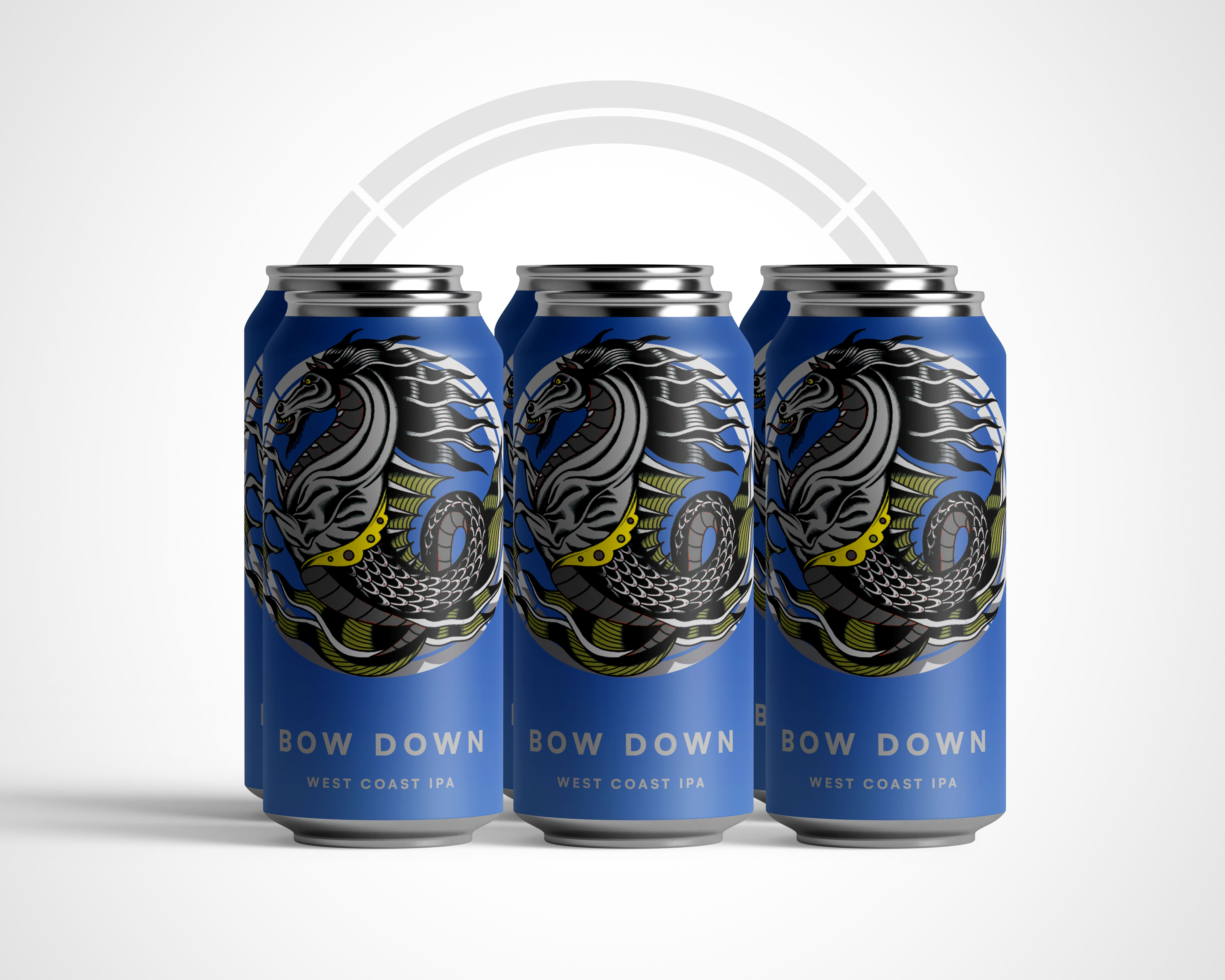 NEW ! BOW DOWN West Coast IPA 5.6% - 6 PACK