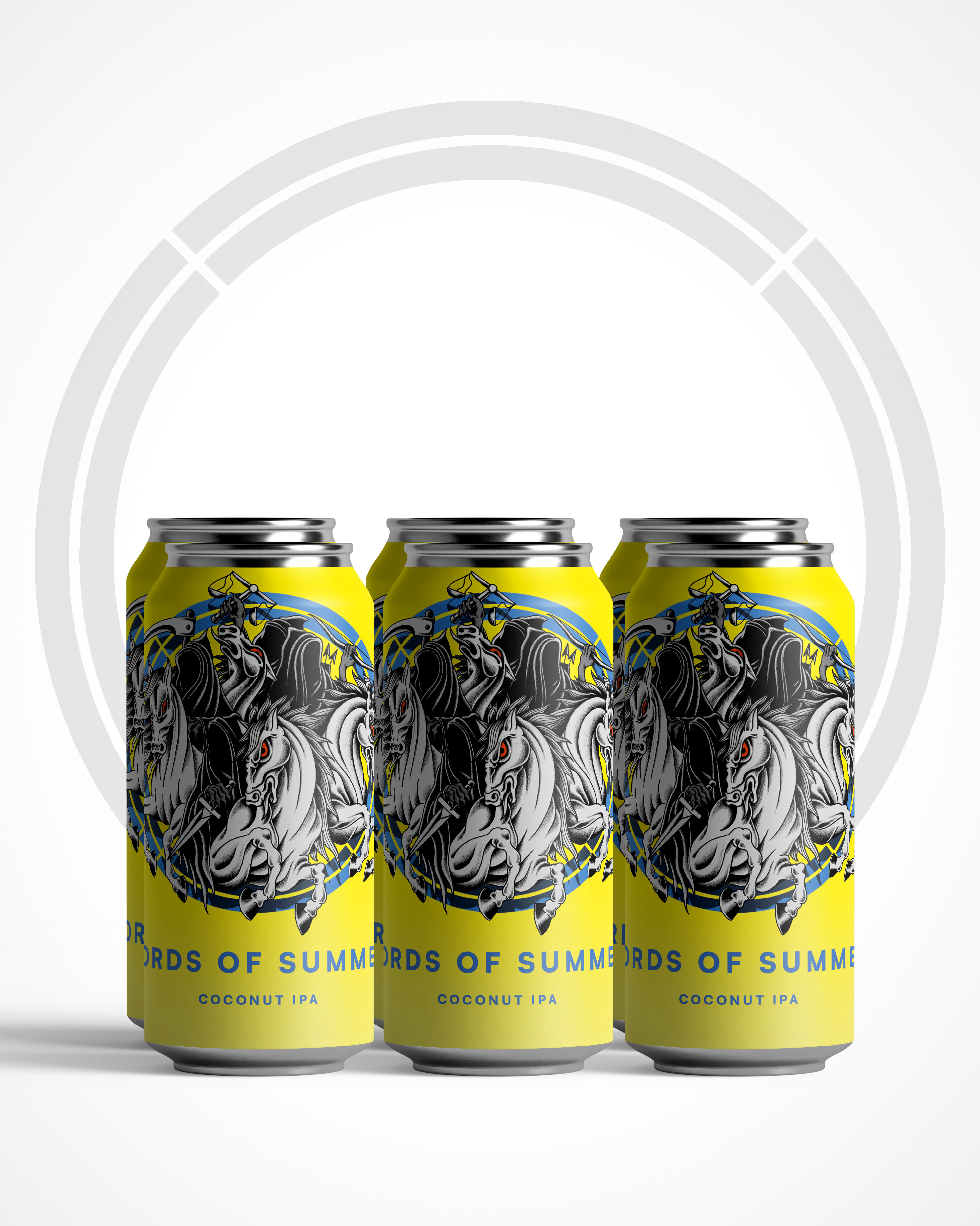 NEW !  LORDS OF SUMMER - COCONUT IPA 6.2% - 6 Pack 