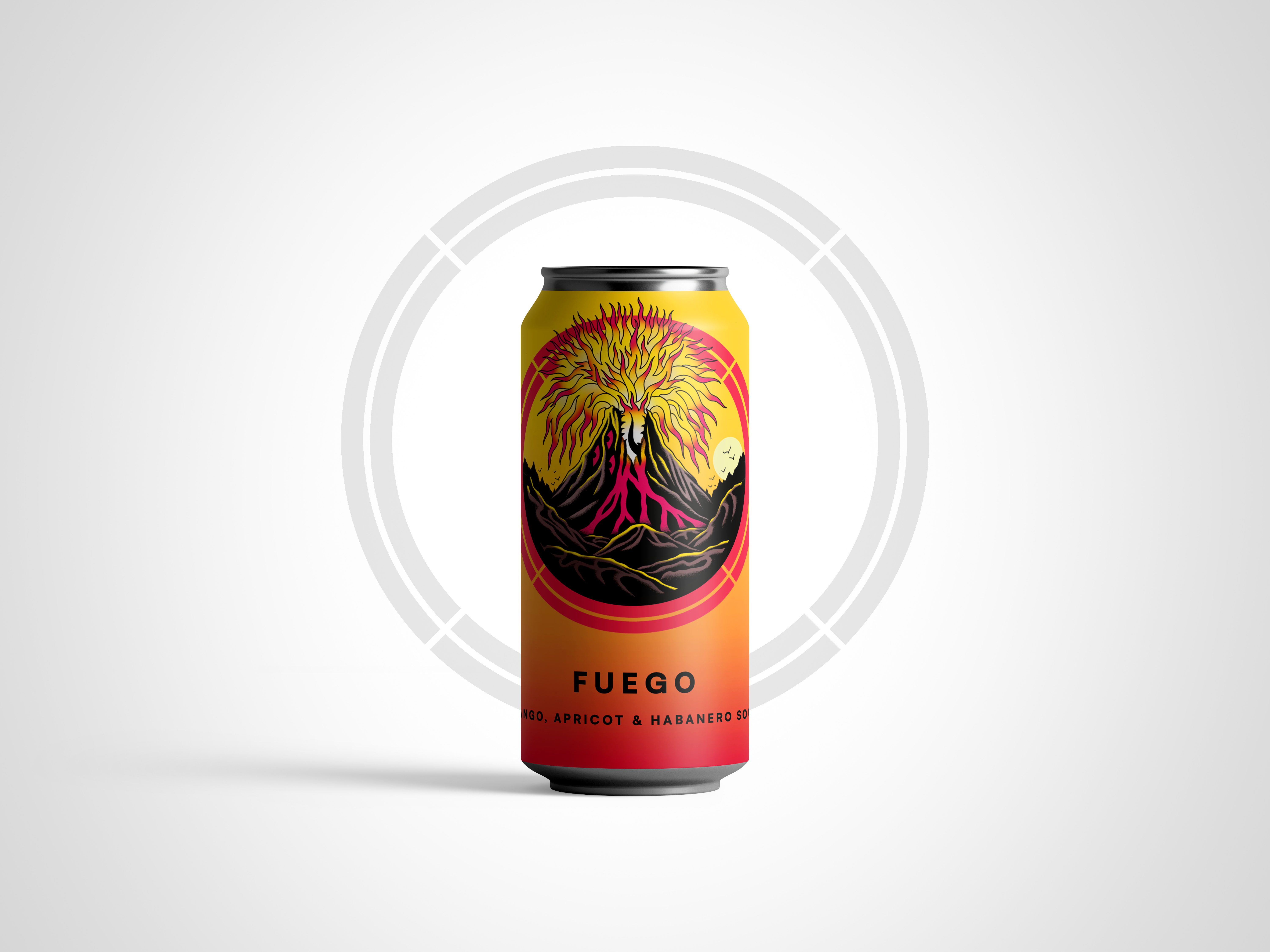 NEW !  FUEGO 4.4% MANGO, APRICOT & HABANERO SOUR