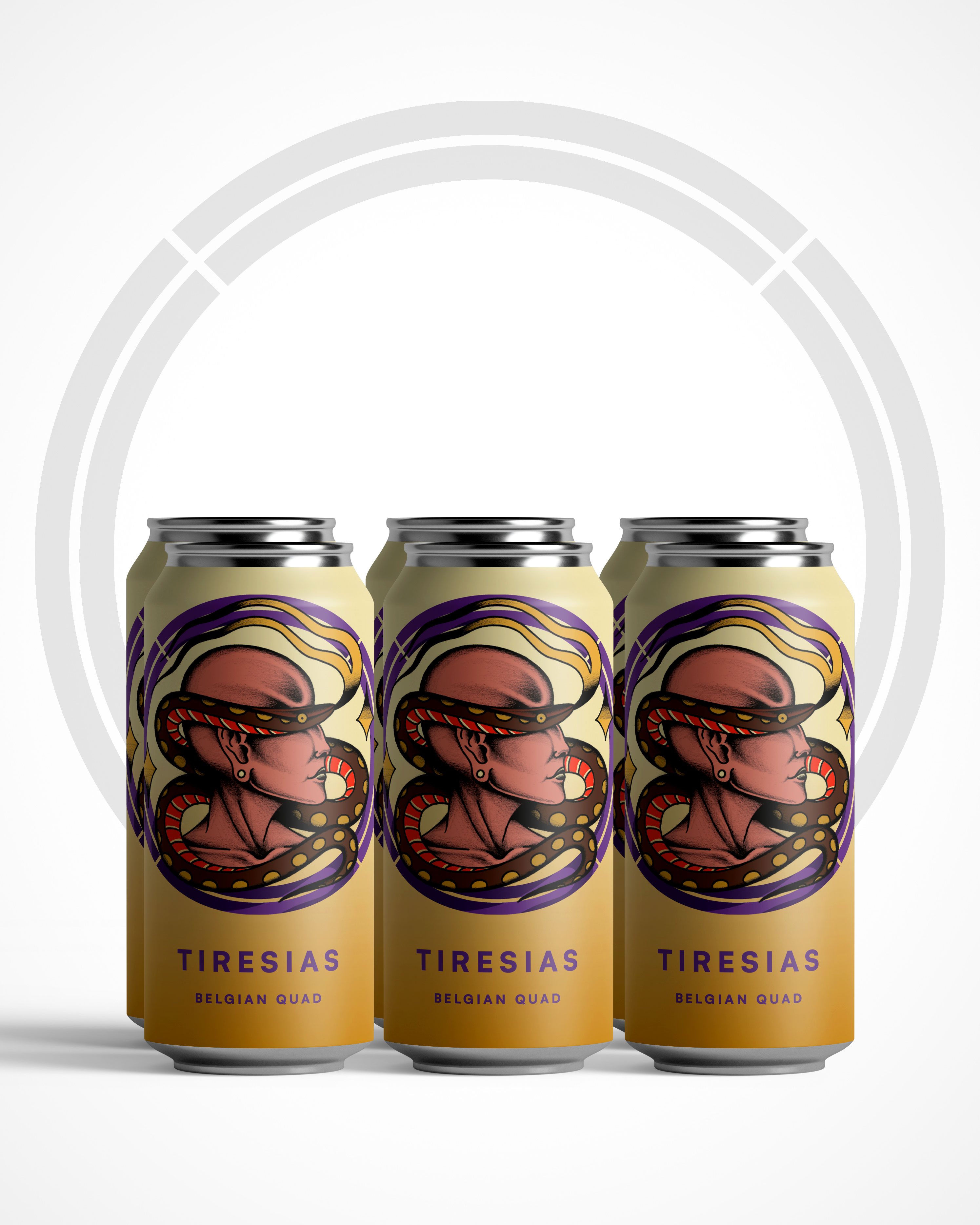 NEW !  TIRESIAS - BELGIAN QUAD 10% - 6 Pack