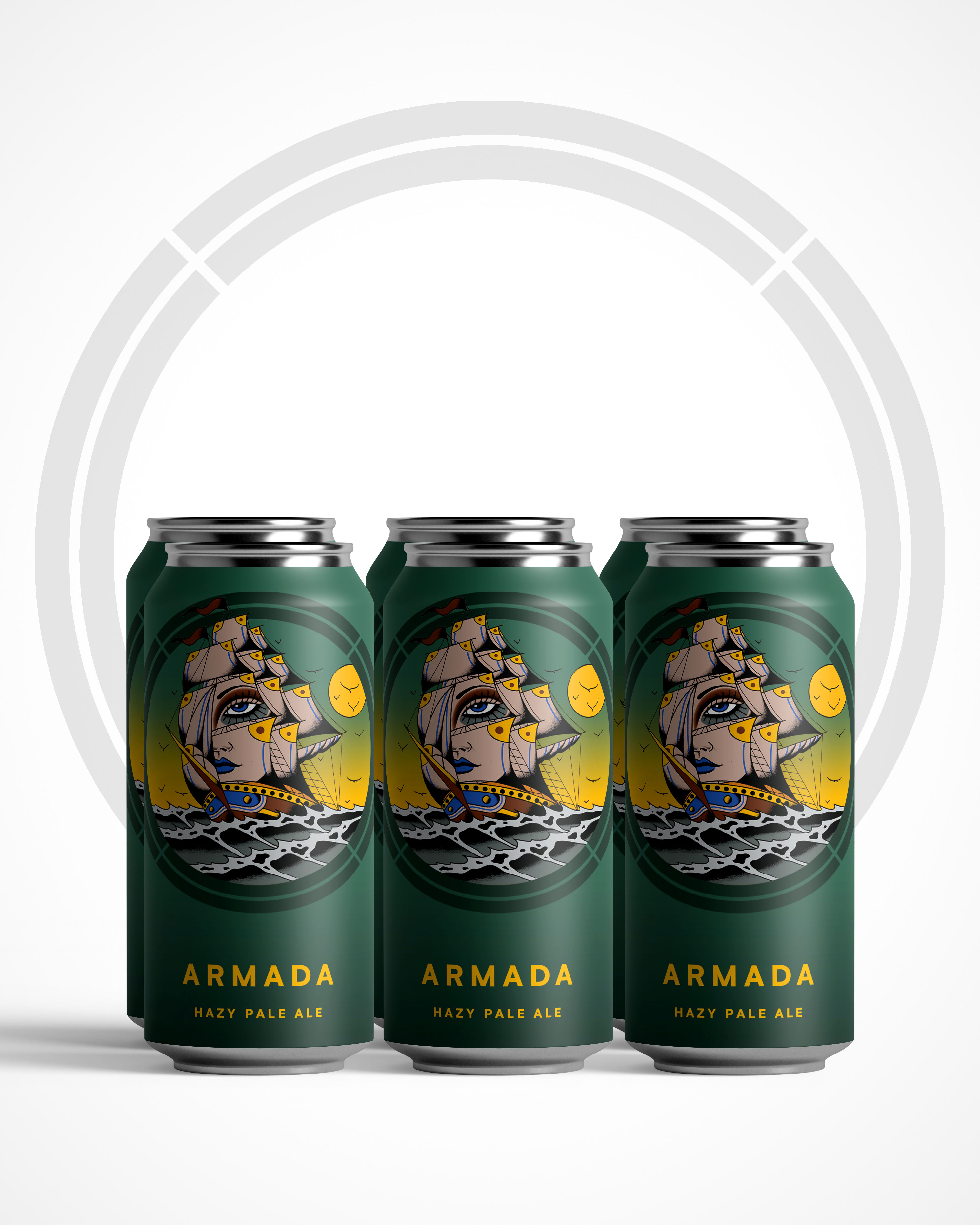 NEW ! ARMADA - HAZY PALE  4.0% - 6 PACK