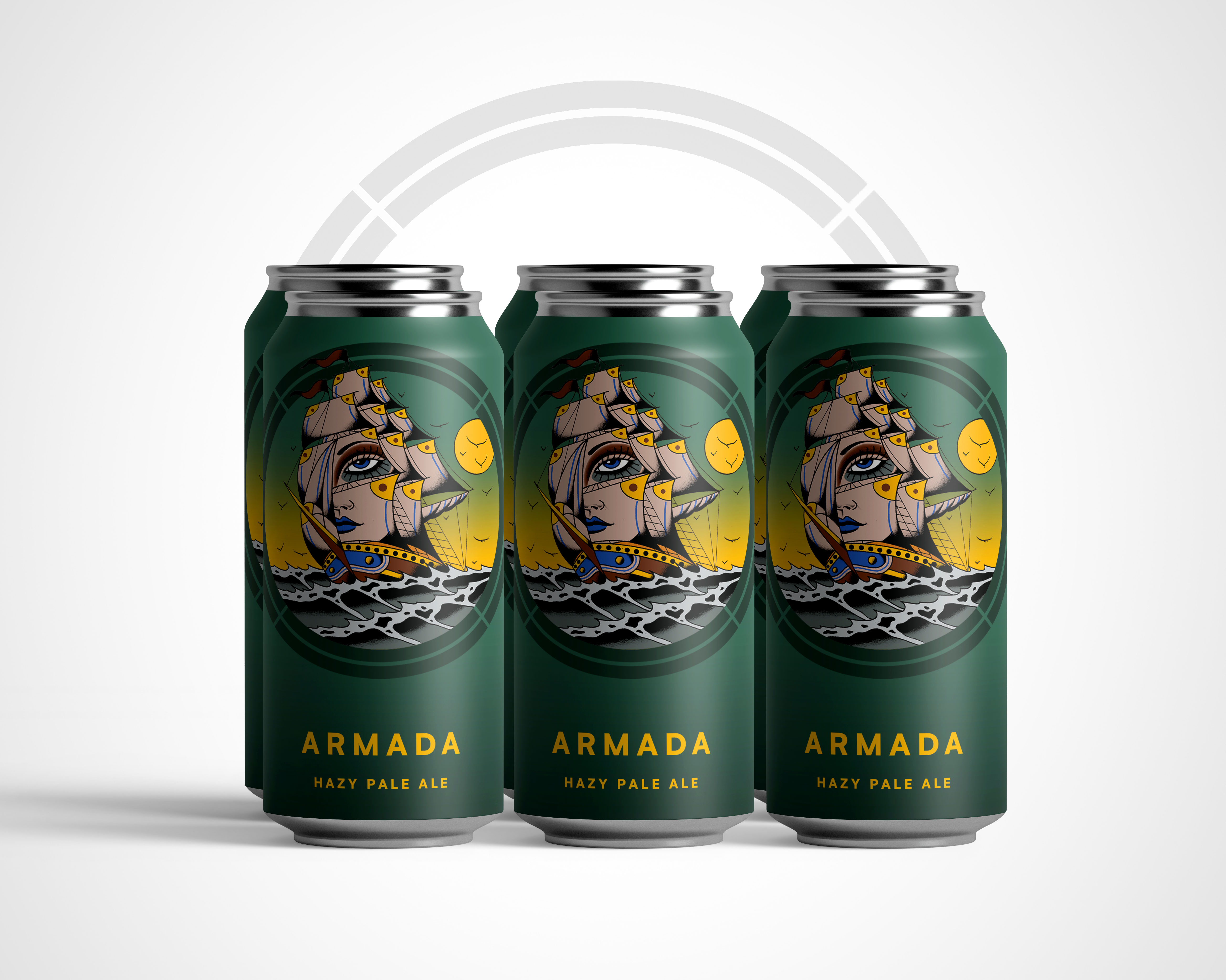 NEW ! ARMADA - HAZY PALE  4.0% - 6 PACK