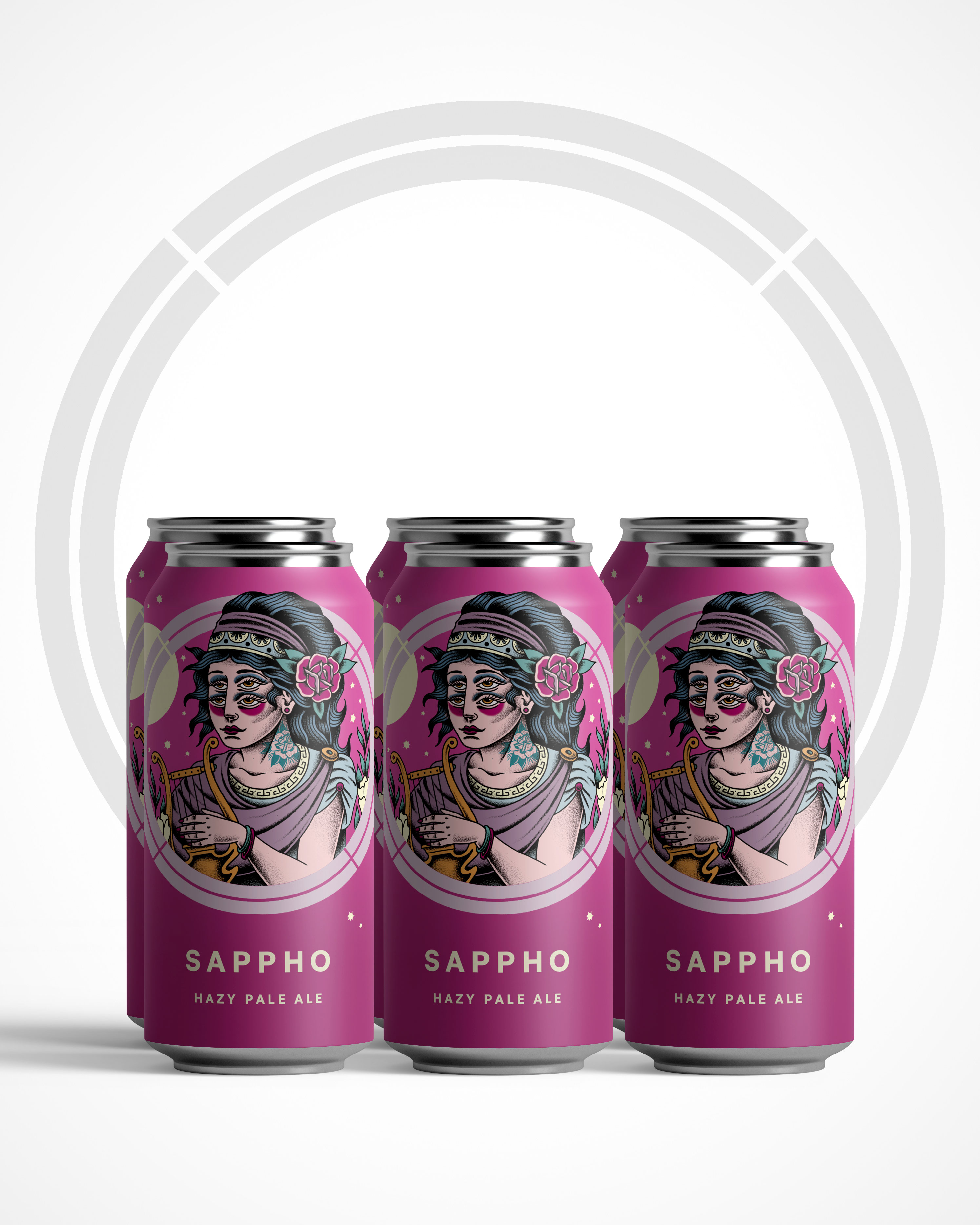 NEW ! SAPPHO - HAZY PALE  4.0% - 6 PACK