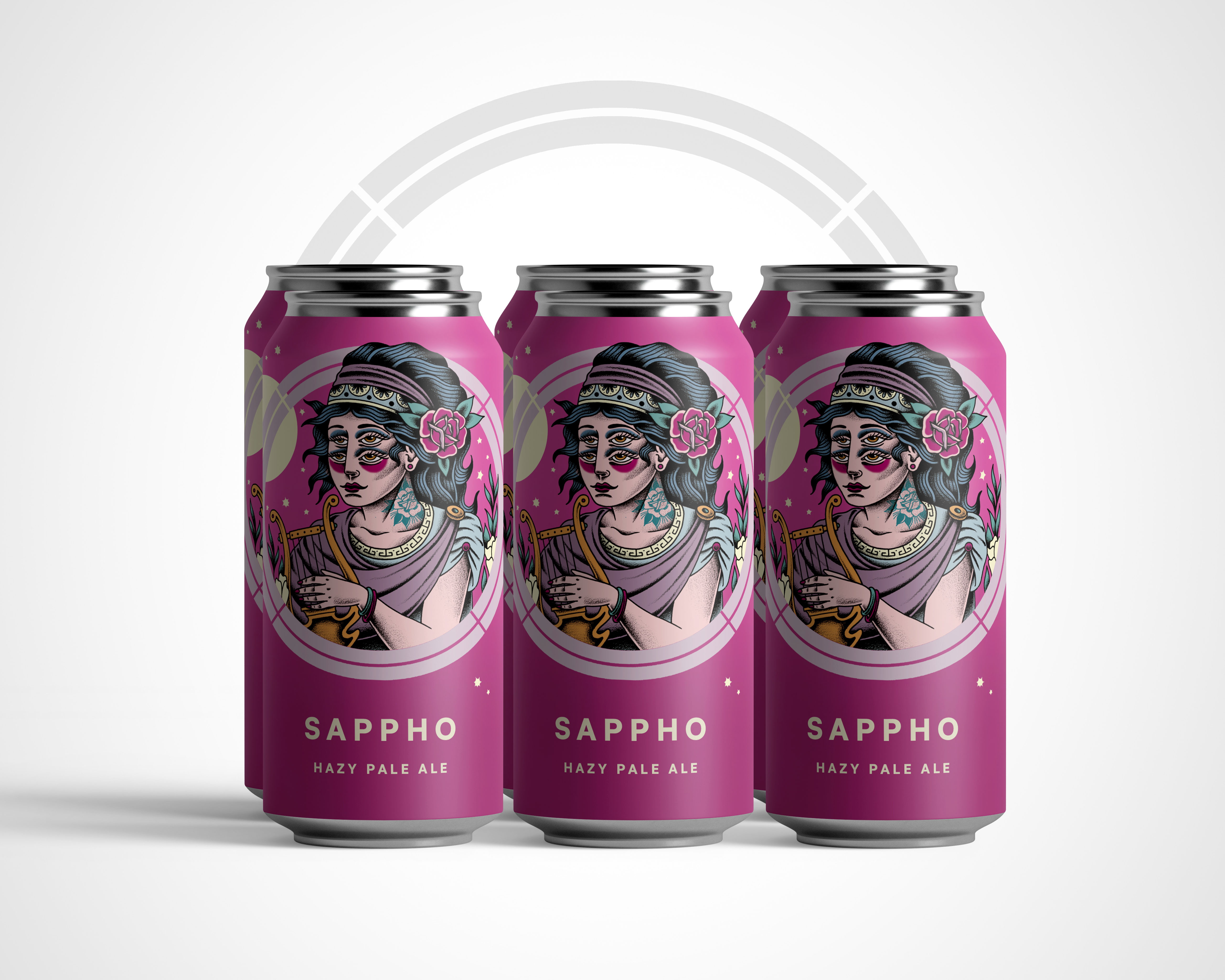 NEW ! SAPPHO - HAZY PALE 4.0% - 6 PACK