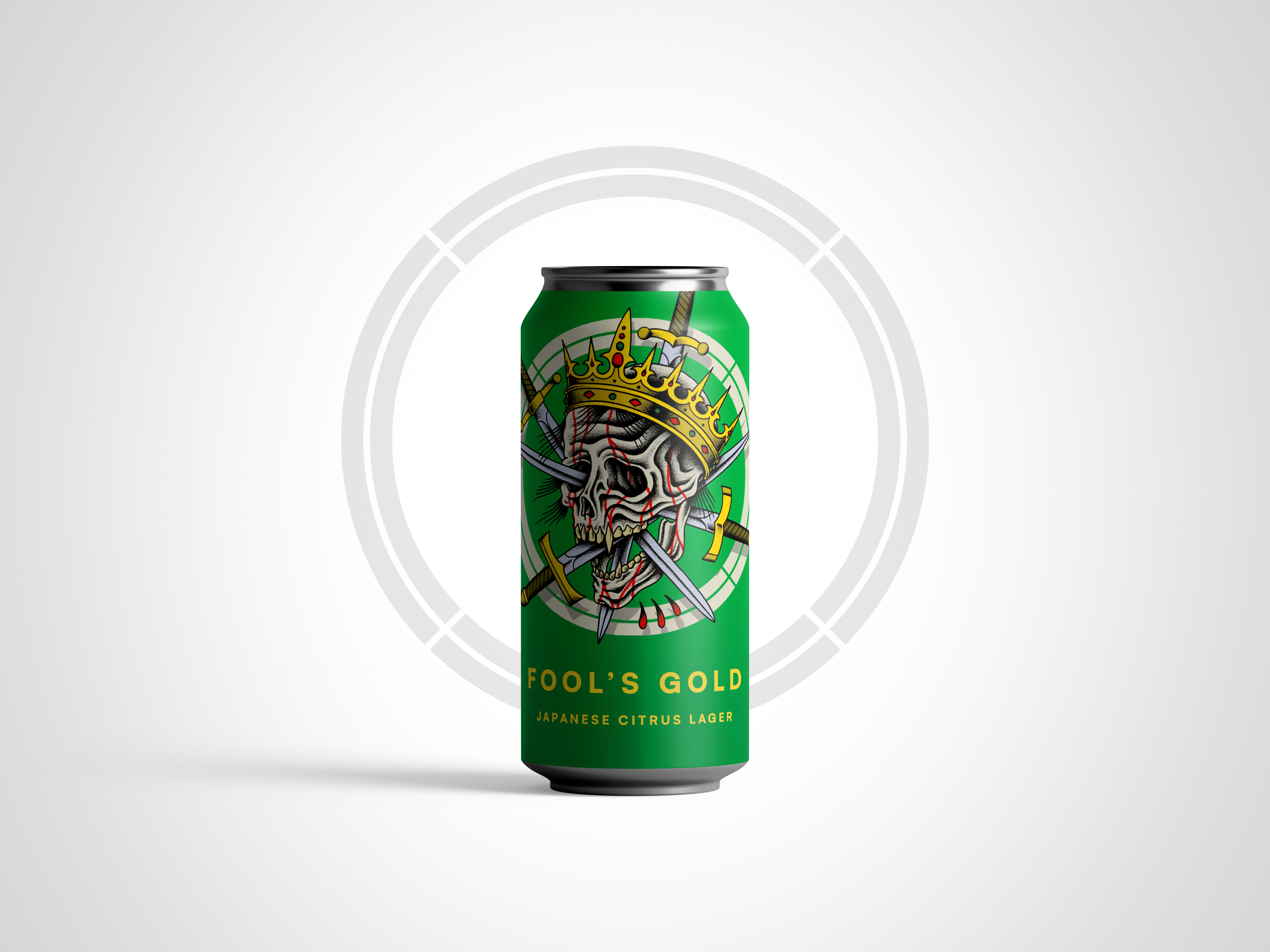 NEW! Fool's Gold Japanese Citrus Lager 4.8%