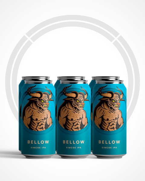 NEW ! BELLOW  -  Simcoe IPA  6.8%  -  6 Pack