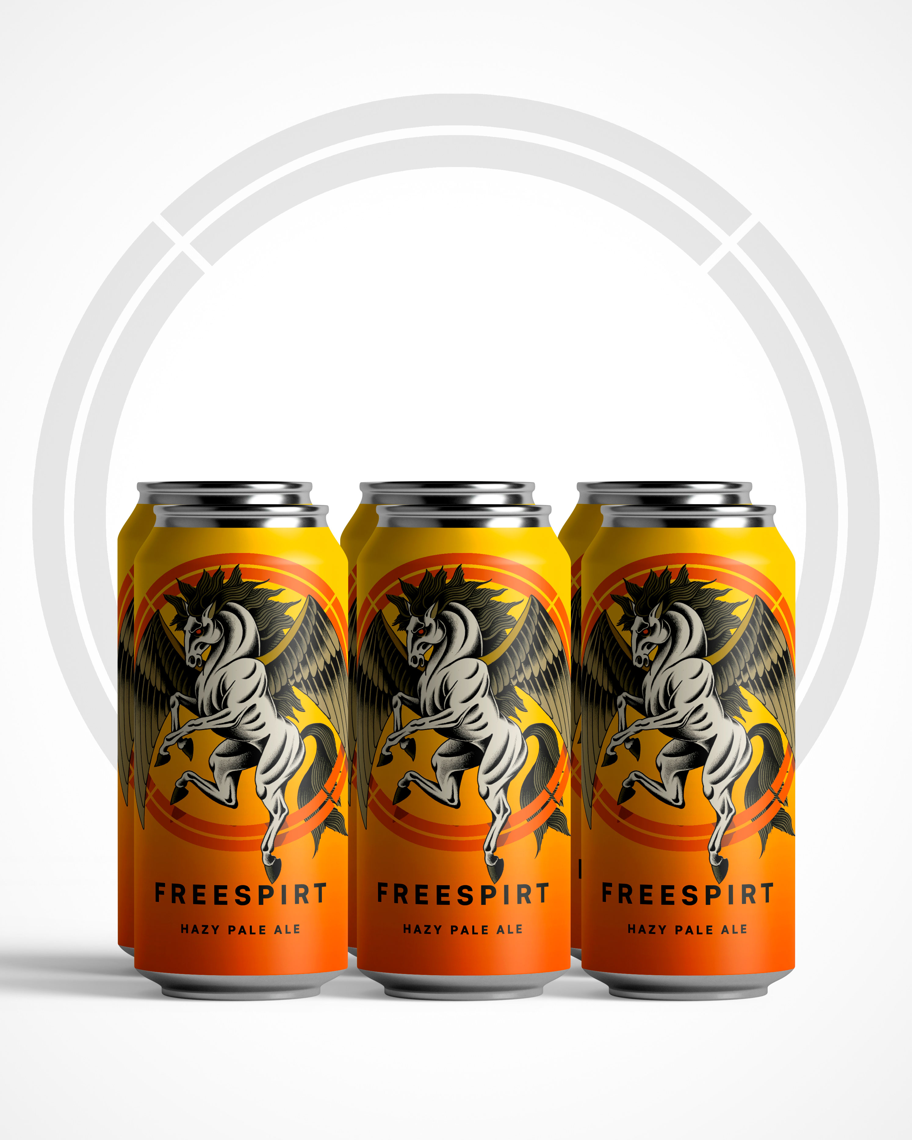 NEW !  Free Spirit- HAZY PALE  4.0% -  6 PACK