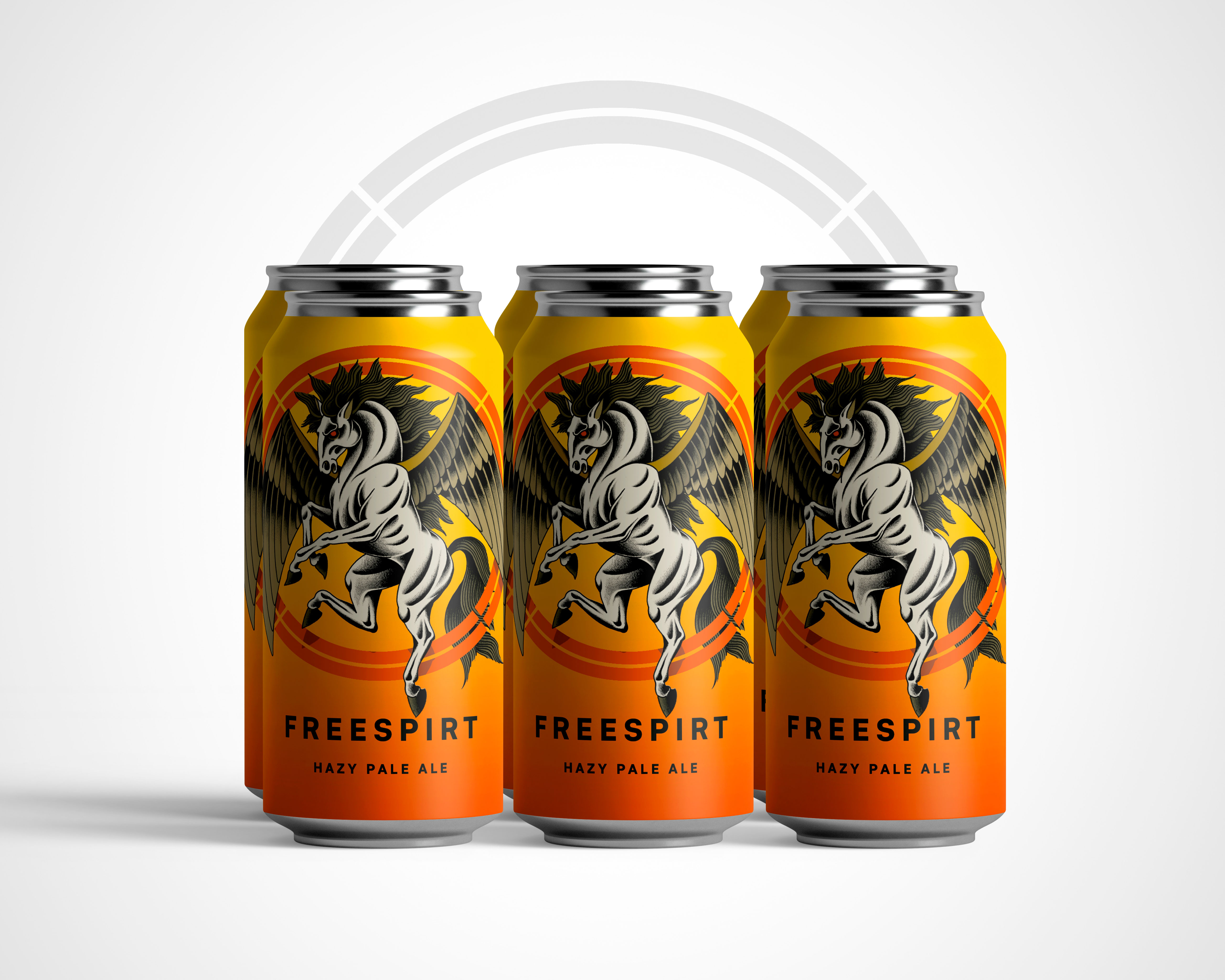 NEW !  Free Spirit- HAZY PALE  4.0% -  6 PACK