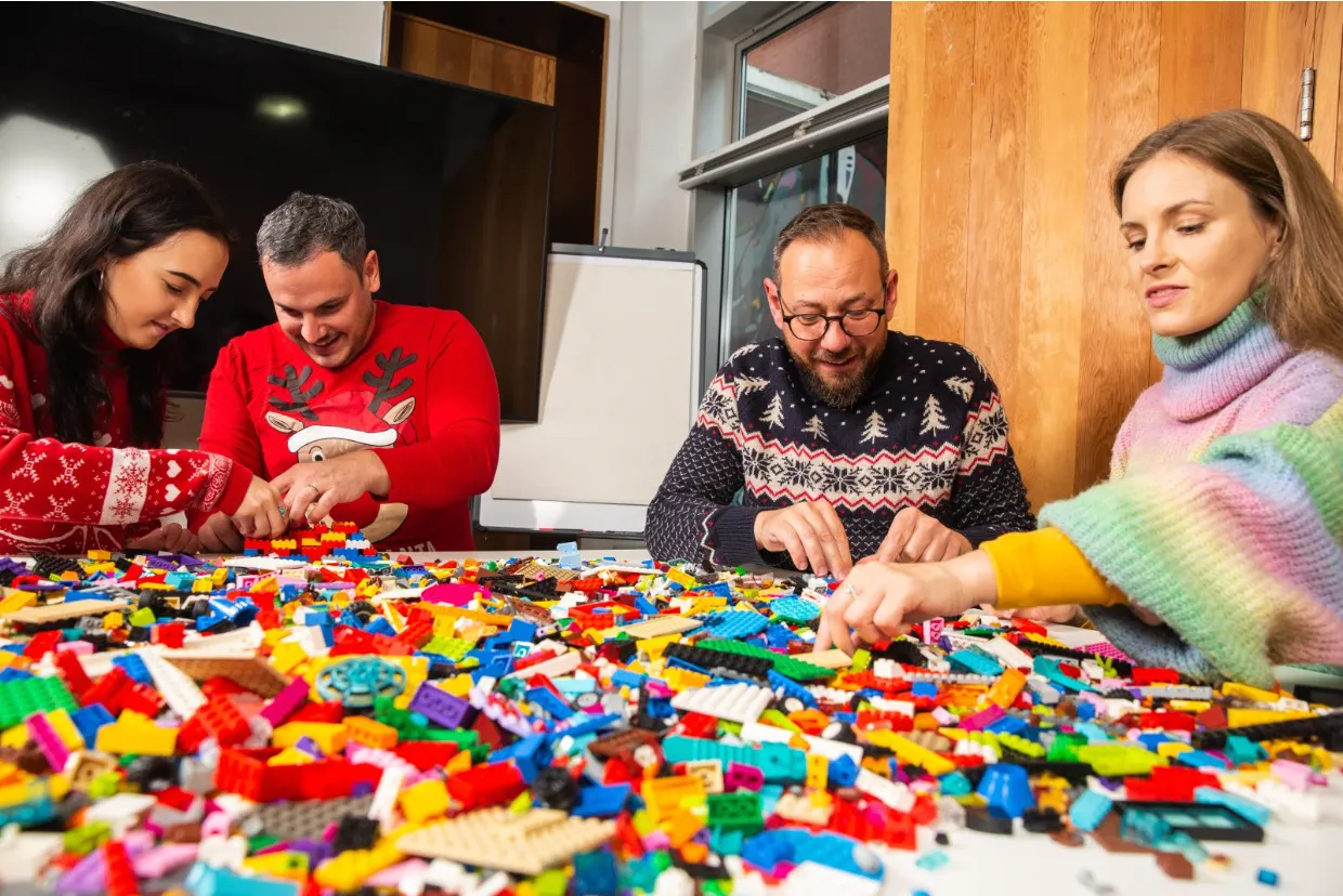 Festive LEGO building workshop
