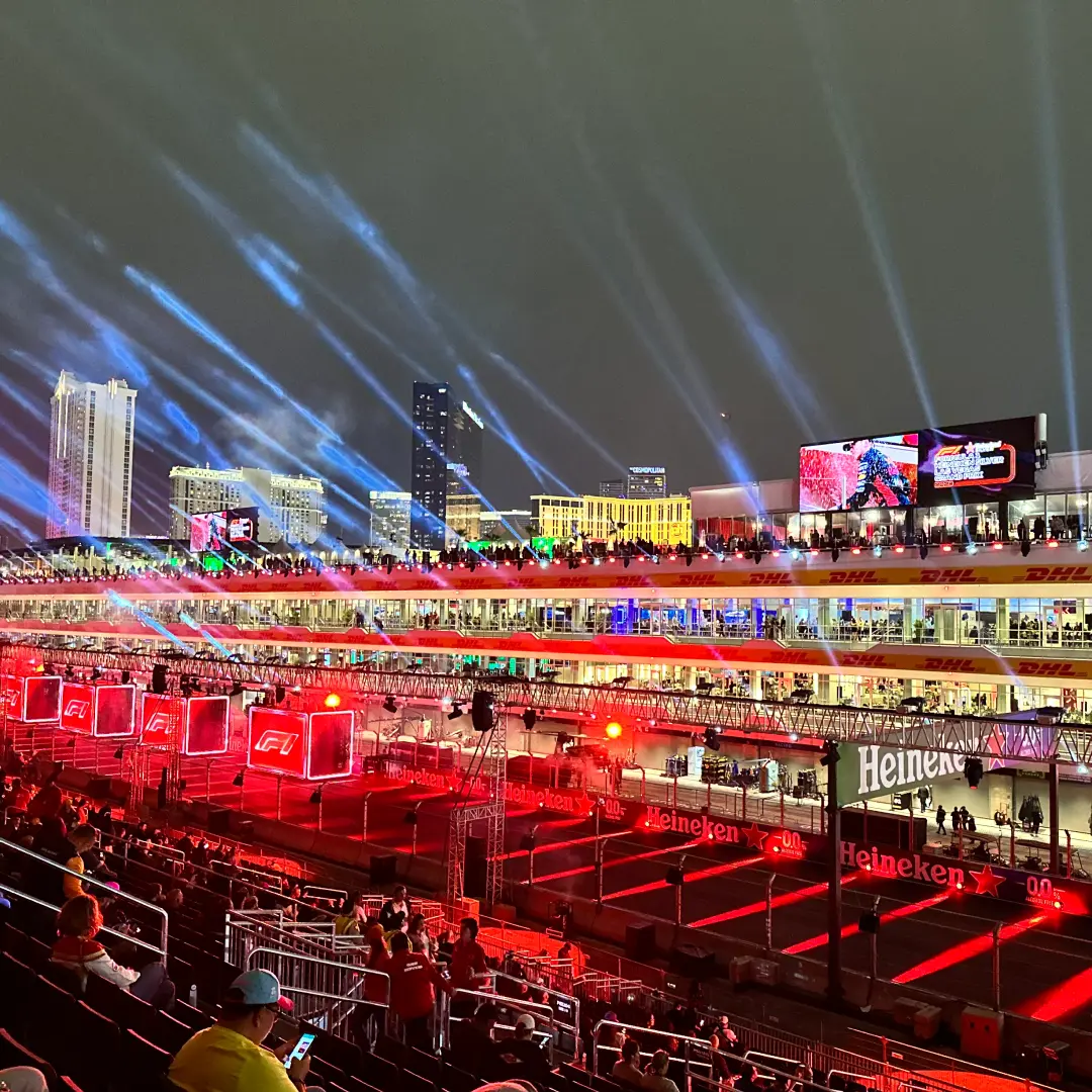 Las Vegas GP paddock building